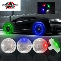 4pcs flashing colorful led car valve lights auto car wheel light with motion sensors car wheel tyre tire valve stem cap bulb
