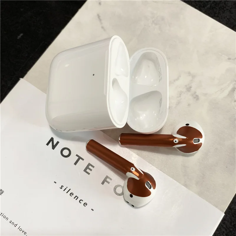 Защитная пленка для наушников Airpods защита от пыли наклейка из ПВХ беспроводных