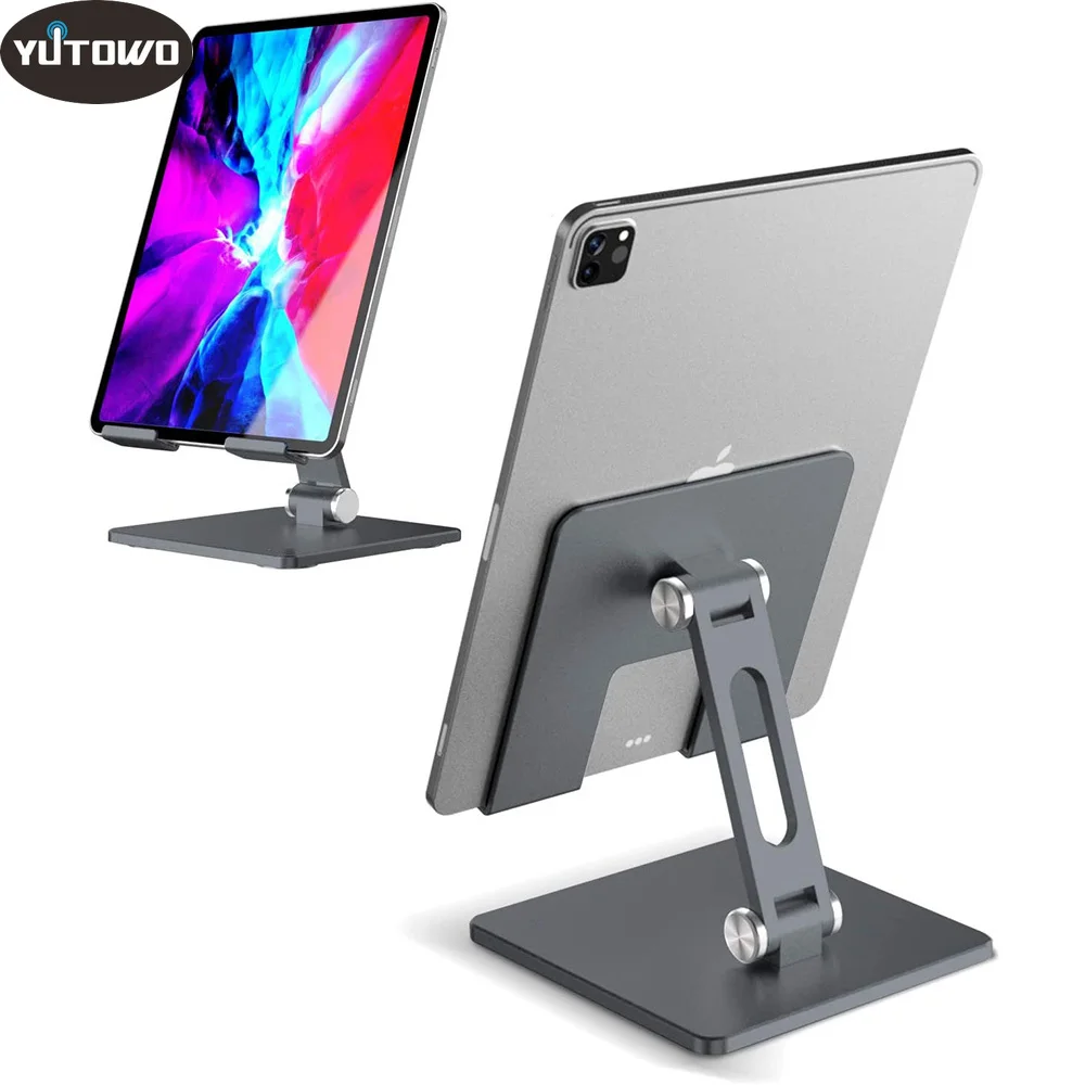 

Tablet Stand Desktop Adjustable Stand Foldable Holder Dock Cradle For iPad Pro 12.9 11 10.2 Air Mini 2020 Samsung Xiaomi Huawei