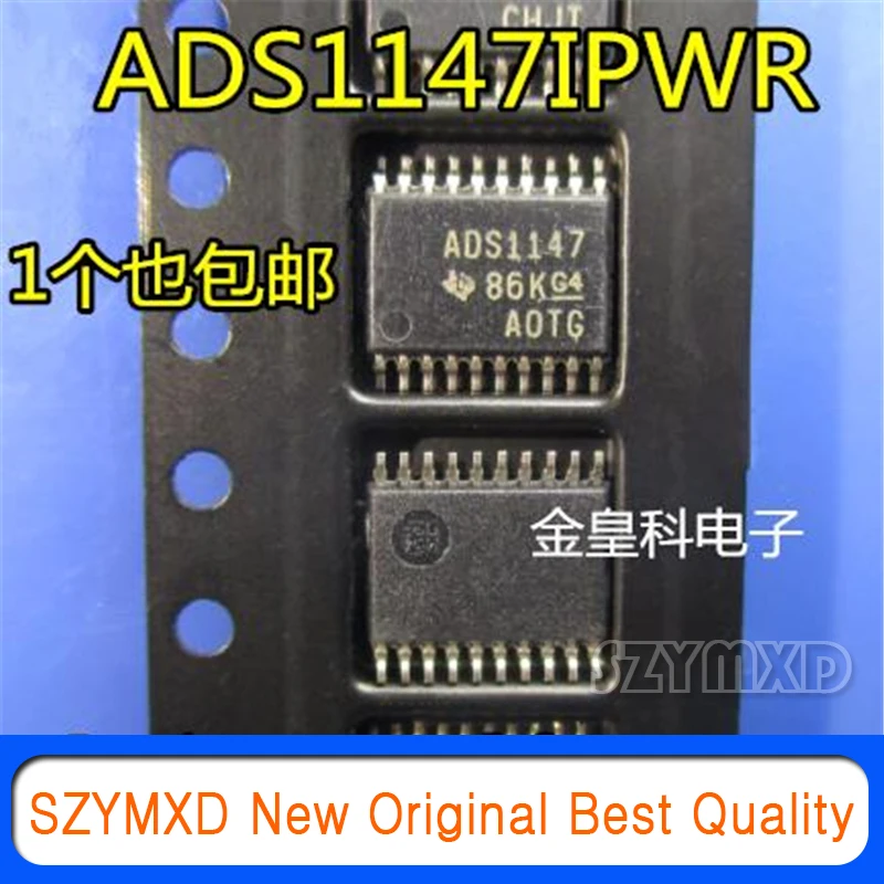 

5Pcs/Lot New Original ADS1147IPWR ADS1147 16-bit ADC analog-to-digital Converter Patch TSSOP-20 Chip In Stock