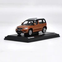 143 scale metal diecast for skoda yeti alloy model car static model toy auto suv vehicles for collections kids gifts