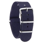 18-22 мм нейлоновый спортивный ремешок для часов для Для мужчин Для женщин Для мужчин универсальный заменить Для мужчин с Т-образным ремешком; Военная армейская нейлоновая ткань корректируемая контактная манжета