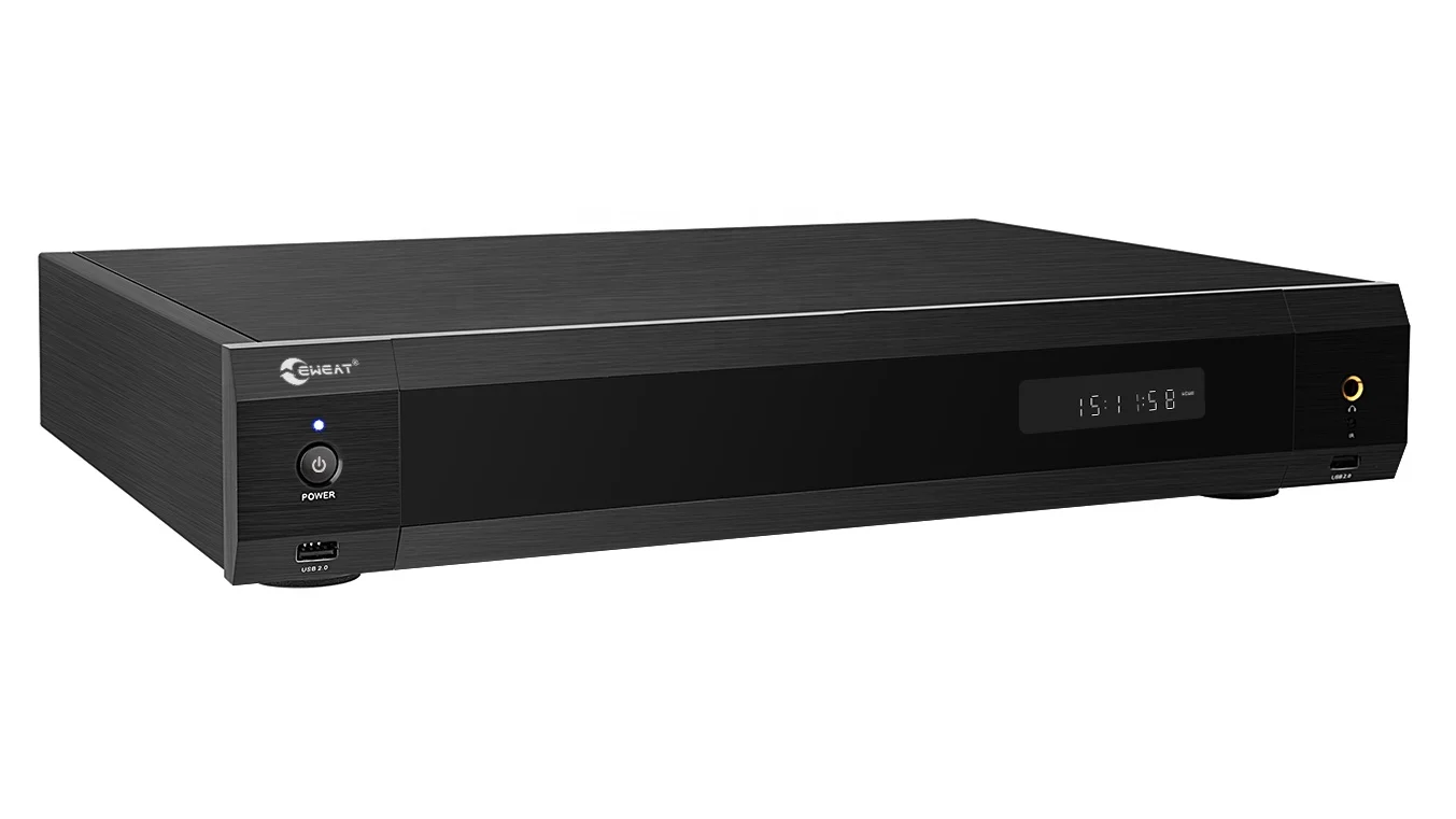 

Hot sale Eweat R11 HIFI dual HDM best audio and video hdd media player smart android tv box with movie poster