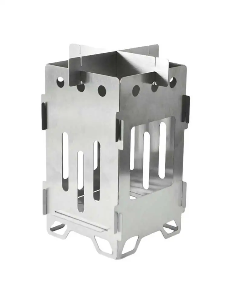 

Мини-печь для отдыха на открытом воздухе, плита для готовки, пикника, гриля, складная плита, квадратная деревянная стальная дорожная плита д...