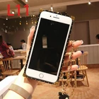 Роскошный модный брендовый квадратный высококачественный чехол для телефона iPhone 12 11 Pro X 10 XS Max XR 7 8 Plus Samsung S10 9 8 20 Plus чехол