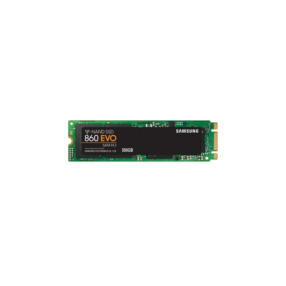 Накопитель SSD Samsung M.2 SATA III 500Gb MZ N6E500BW 860 EVO 2280|Внутренние твердотельные накопители