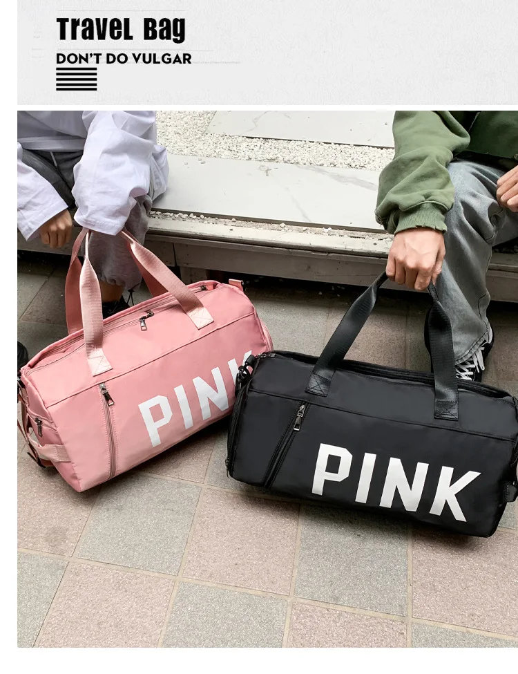 Dry and Wet Separation Sports Gym Bag, Multifunctional Fashion Yoga Bag, Large Capacity Short-distance Travel Bag