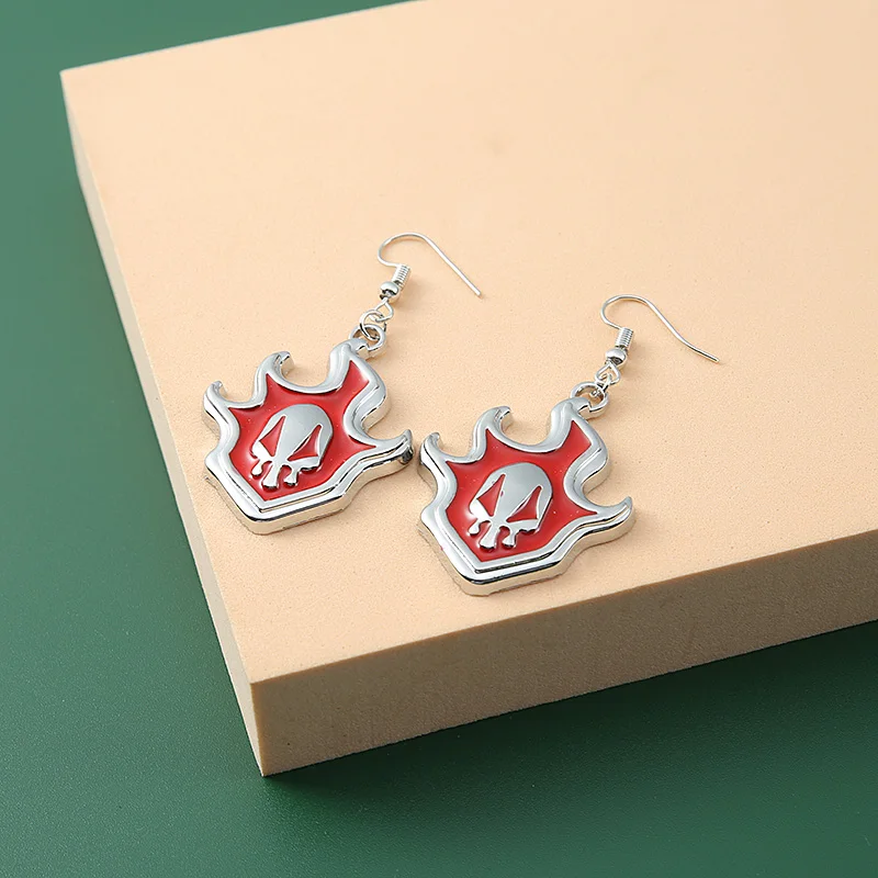 Anime Bleach Drop Earrings Kurosaki Mask Earings Shape Figure 6 Pendant Hook For Women Cosplay Jewelry Accessories Gift |