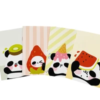 18 pages cute panda and fruit notebook writing diary book school office supply kids gift student stationery