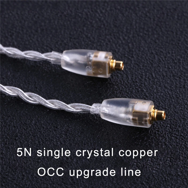 BGVP 5N OCC DM5 посеребренный кабель для наушников SE846 высокая частота повышен 8 Strand MMCX с
