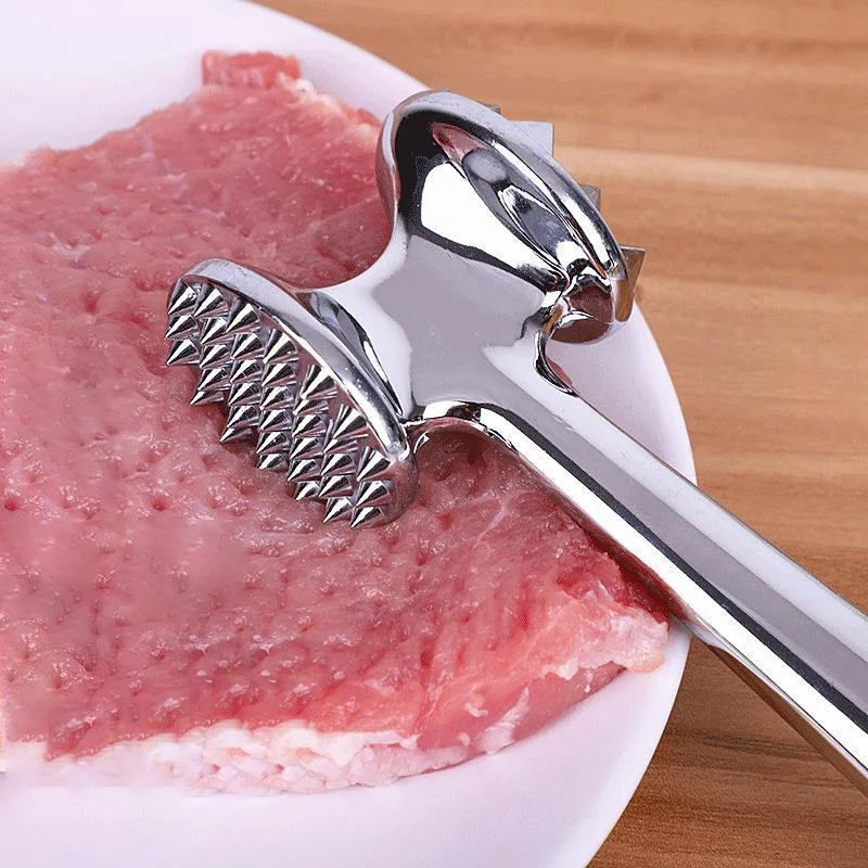 

Alloy Chef Meat Tenderizer Kitchen Double-sided Meat Hammer Mallet Tool For Tenderizing Steak Beef And Poultry Kitchen Tools