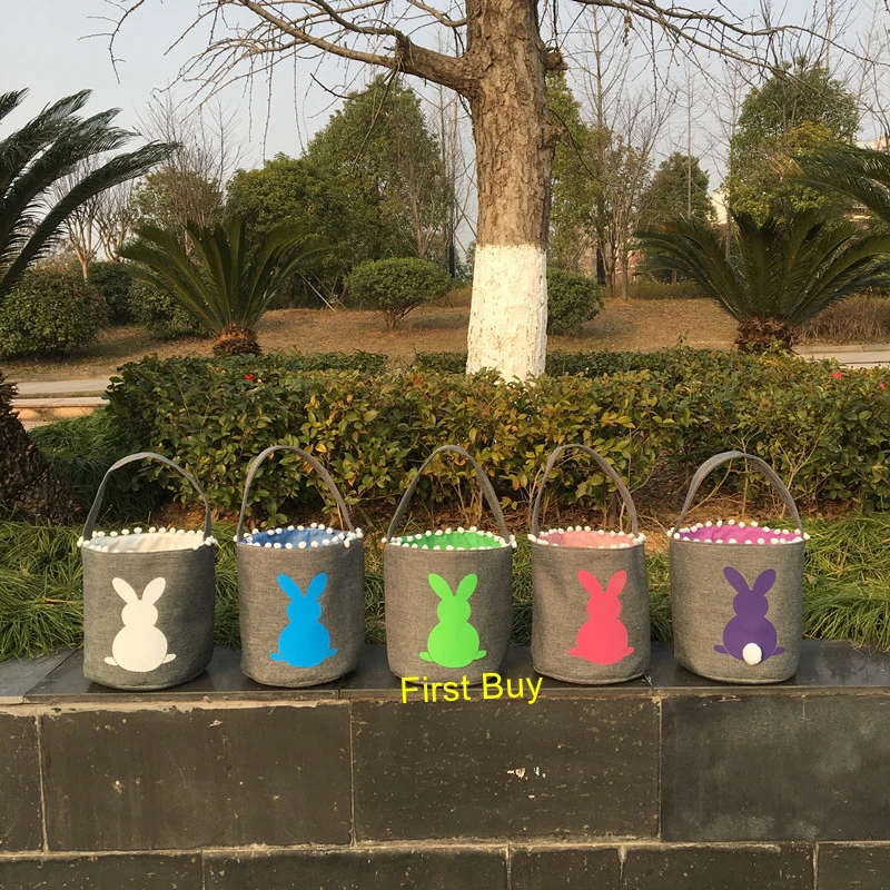 30 шт./лот монограмма персонализированная сублимационная Пасхальная корзина для