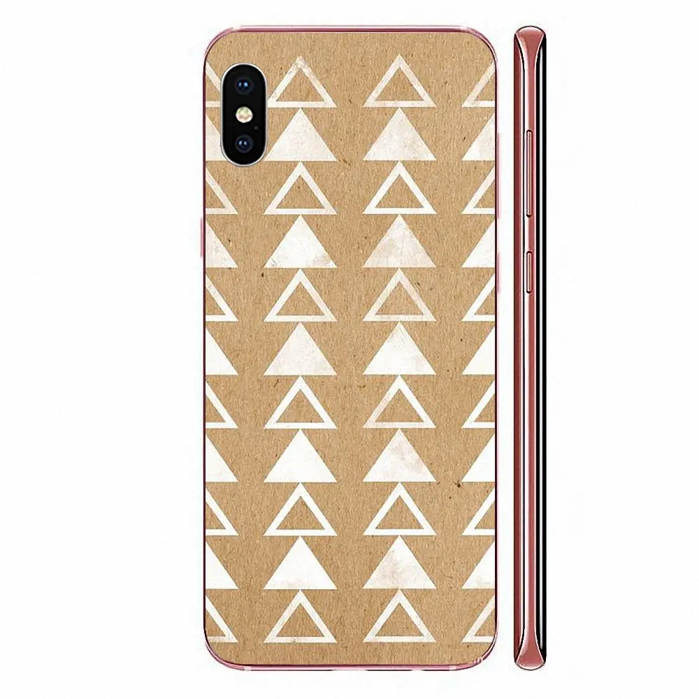 Традиционный азтекский треугольник на дереве мягкий футляр для HTC Desire 530 626 628 630 816 820 830 One A9 M7 M8 M9 M10 E9 U11 U12 Life Plus.