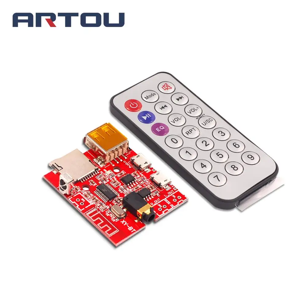 Автомобильный Bluetooth 4 1 MP3 WAV декодирующая плата 3 Вт динамик усилитель аудио