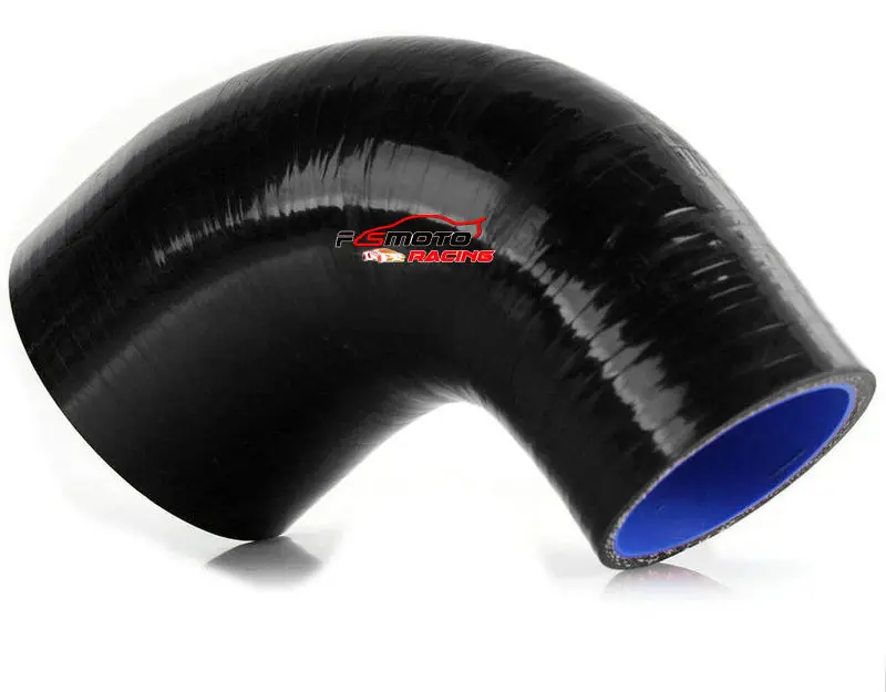 

64mm - 70mm 2.5" 2.75" Silicone Joiner 90 Degree Bend Reducer Elbow Hose Pipe Moto Accessories Intercooler