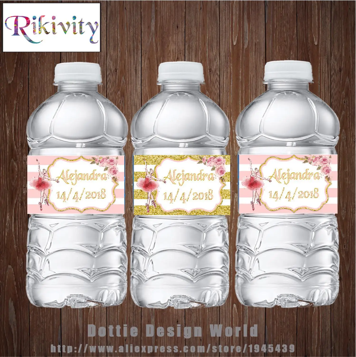 20 шт./лот принцессы на плоской подошве Балетки Балетные туфли ярлыки бутылки с