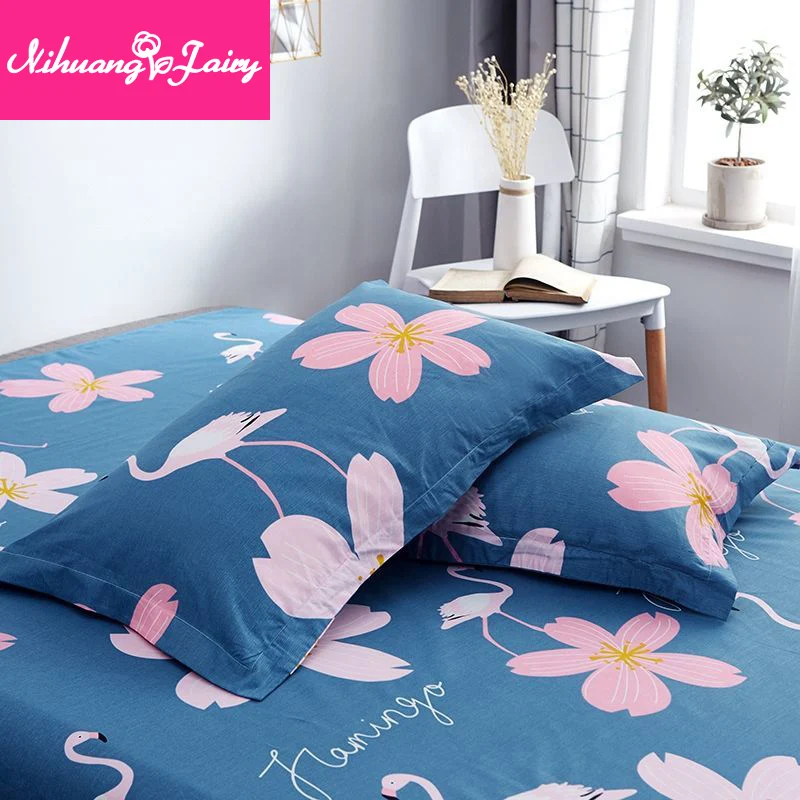 

100% cotton pillowcase for a pair of cotton twill pillowcases for adult single and double student dormitory pillowcases