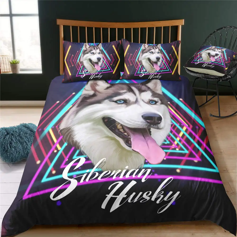 3D комплект для кровати с принтом Тигр Одноместный художественный модный