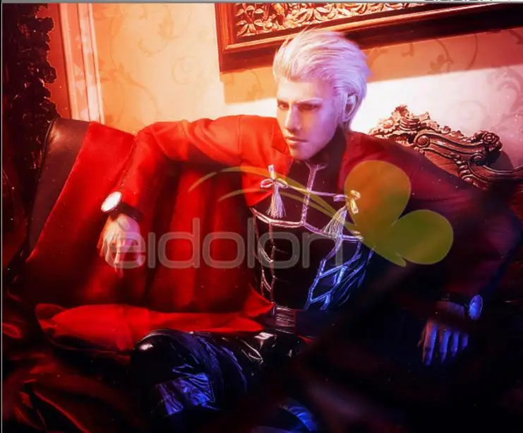 Fate Stay Night Archer маскарадный костюм красное пальто полный комплект