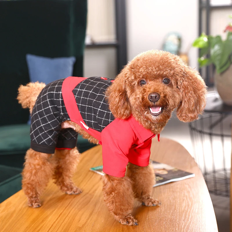 Одежда для собак JORMEL костюм весны и осени тонкий Мишка Тедди зимний маленьких