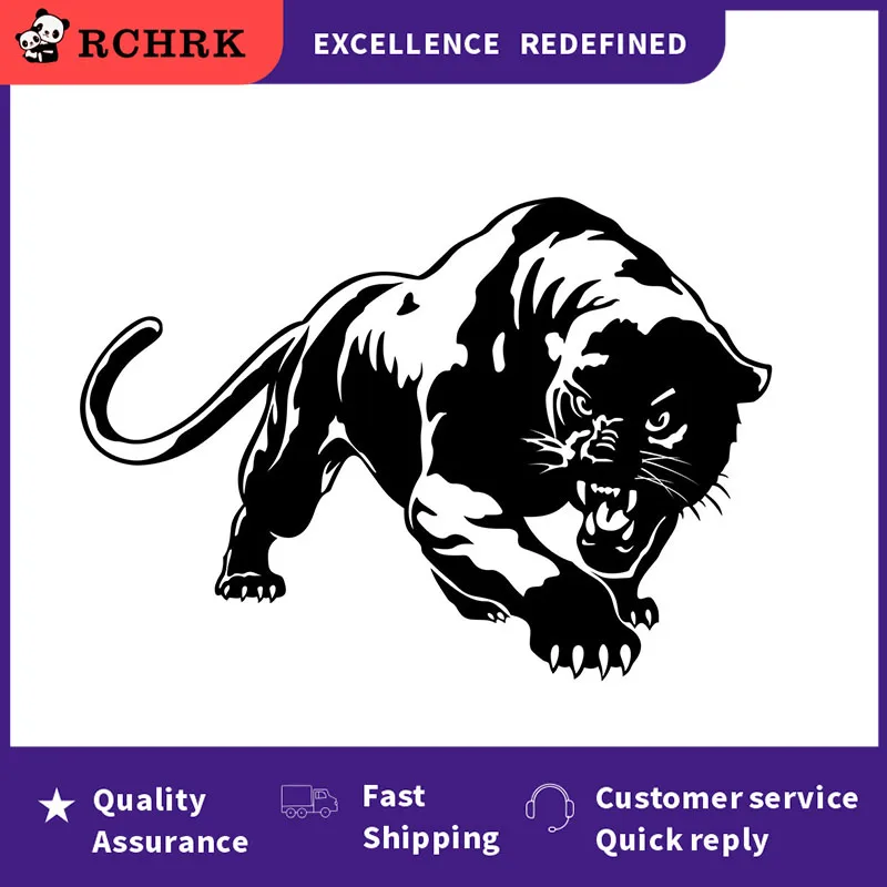 

2PCS Golden color white black silver tiger stickers family fun stickers automobile motorcycle novel modelling decorative