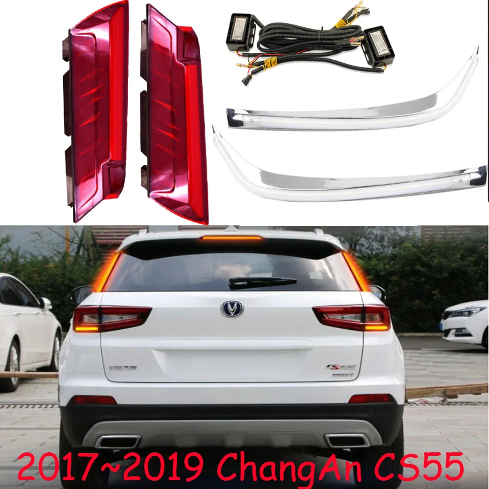 1 Набор автомобильный бампер противотуманные фары для ChangAn CS55 Дневной светильник