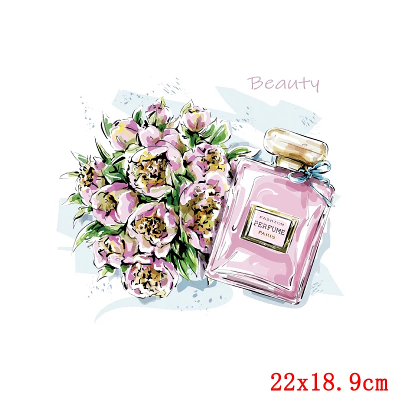 Термонаклейки женские виниловые на высоком каблуке с бабочкой термо-Стикеры для