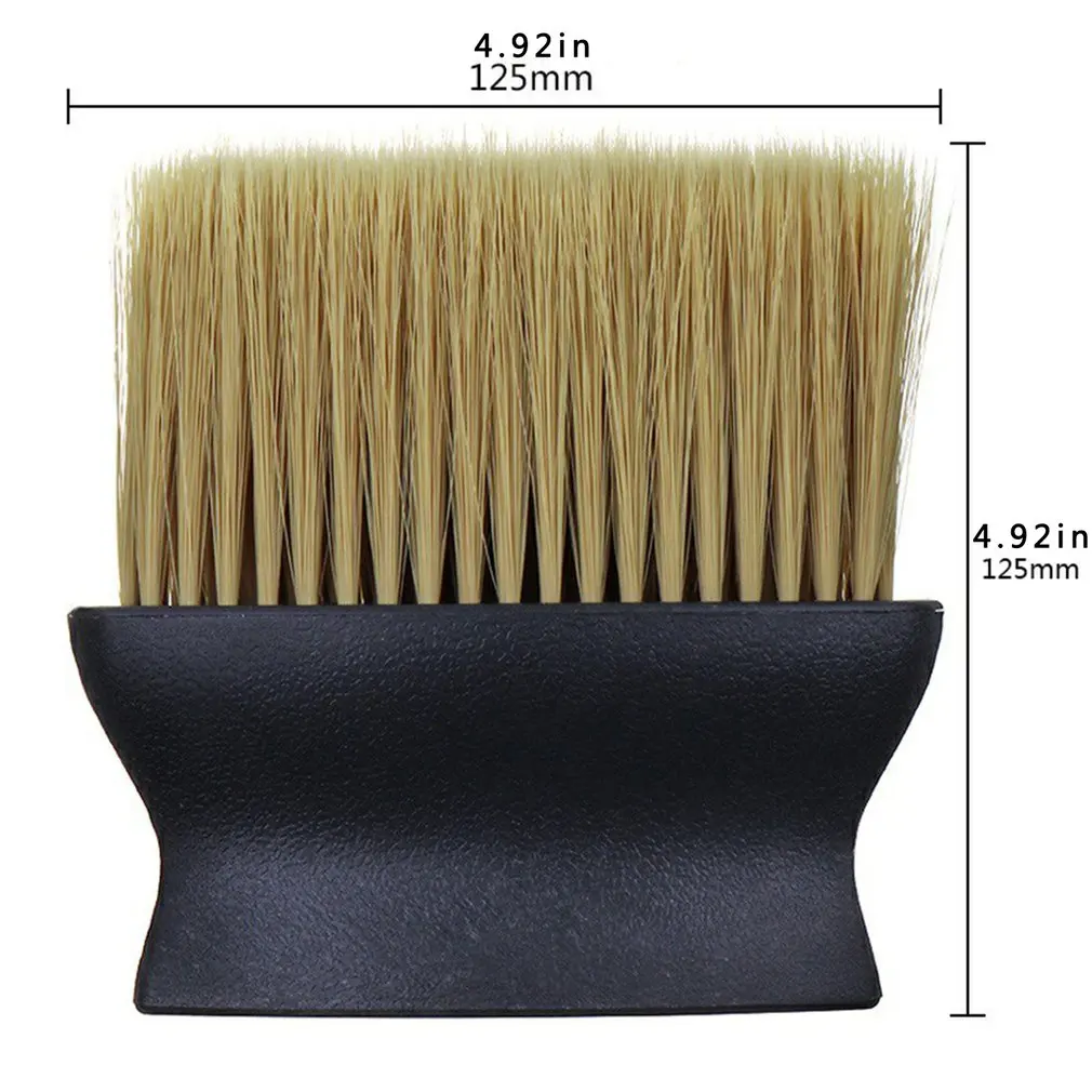 

Hairdressing Supply Soft Hair Cleaning Brush Neck Face Remover Comb Barber Haircutting Shaving Brush Home DIY