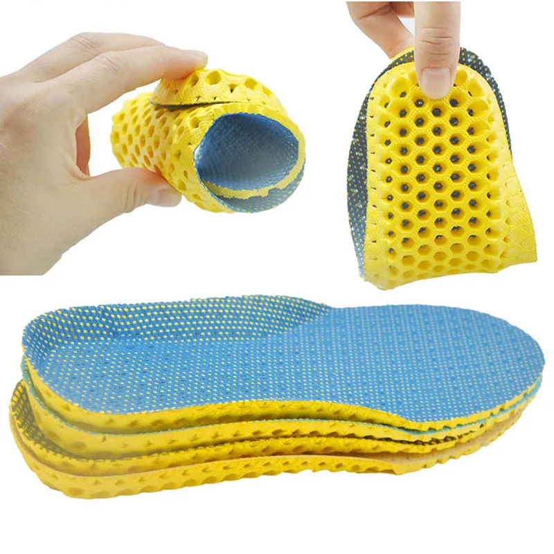 Эластичные дышащие дезодорирующие стельки для бега мужчин и женщин