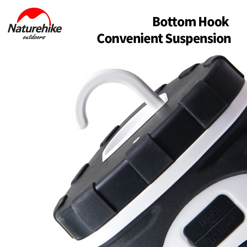 Натурхайк 6600 мА наружный фонарь многофункциональная трехцветная палатка для кемпинга 22-часовой светодиодный зарядный аккумулятор подвесной