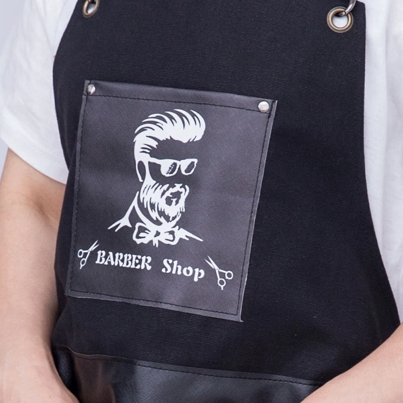 Черный салоны Парикмахерская накидка для стрижки волос фартук Оксфорд Buga