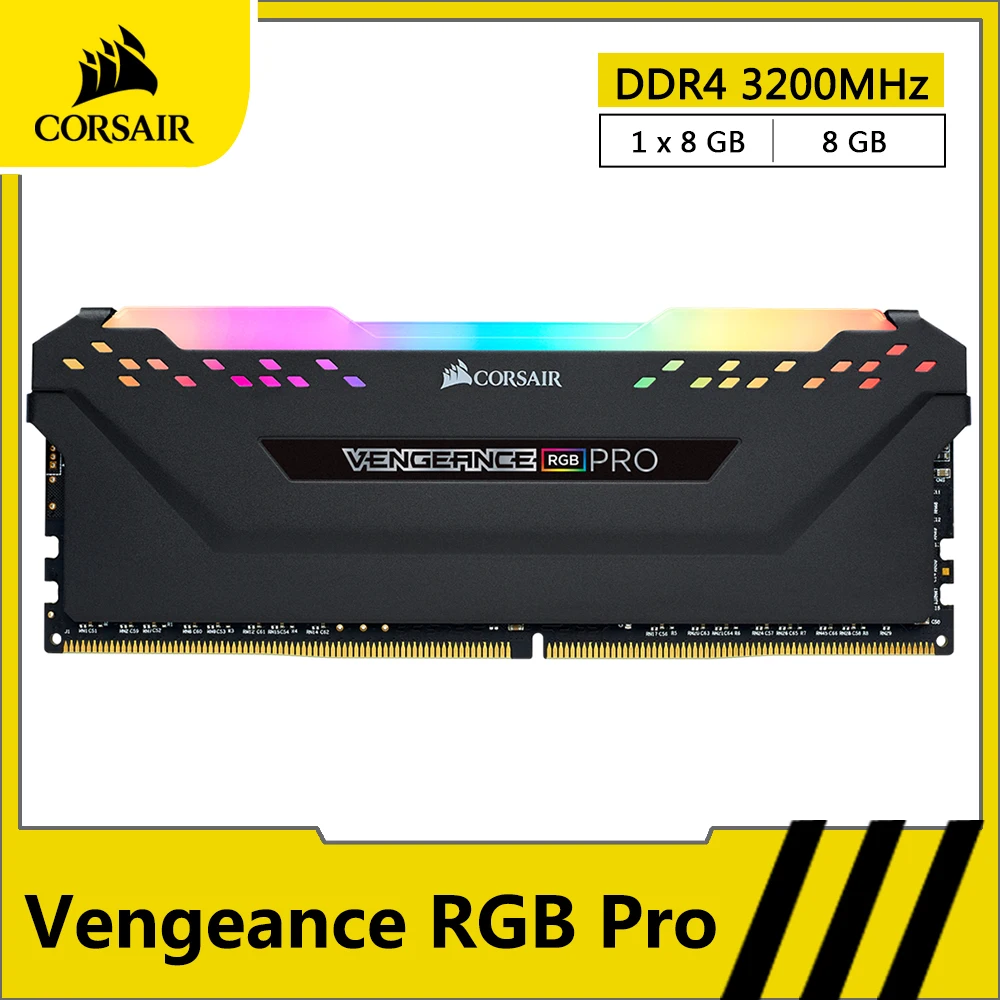 CORSAIR RGB PRO RAM DDR4 8GB 16GB 3200MHz настольная память ПК настольный компьютер Память 288 Pin DIMM