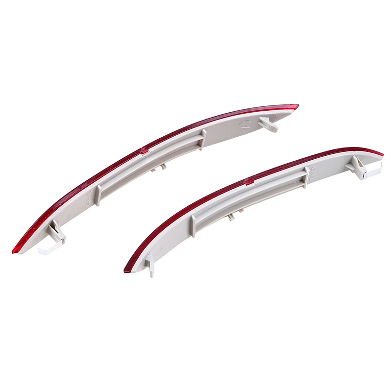 Красный объектив левый и правый боковой задний бампер отражатель Предупреждение