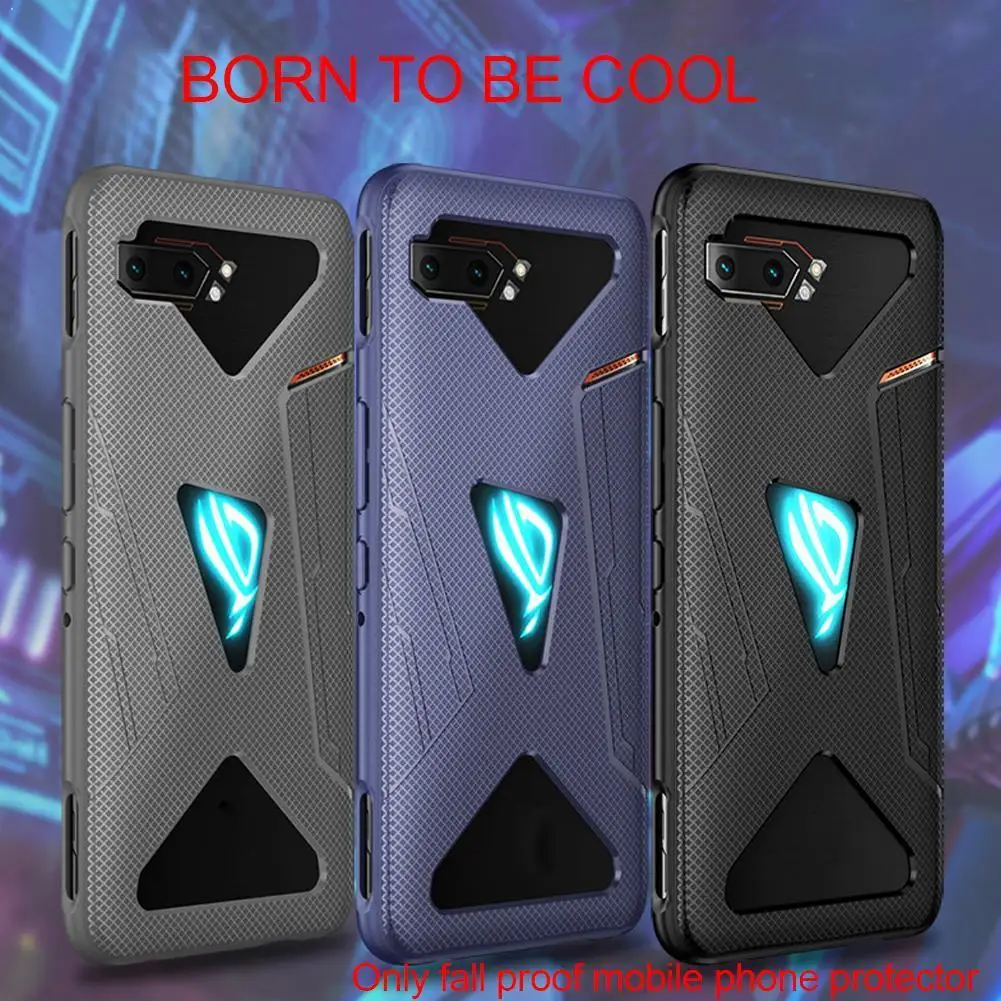 for Asus ROG Phone 2 ZS660KL ROG2 Case Anti-fingerprint Shockproof Soft Cover Breathable For II Heat Back Fu A5S1 |