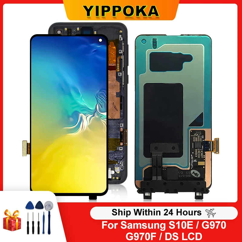 Pantalla LCD Original para Samsung Galaxy S10E G970 G970F, reemplazo de digitalizador de pantalla t&aacute;ctil para Samsung S10 E G970F/DS G970U-0