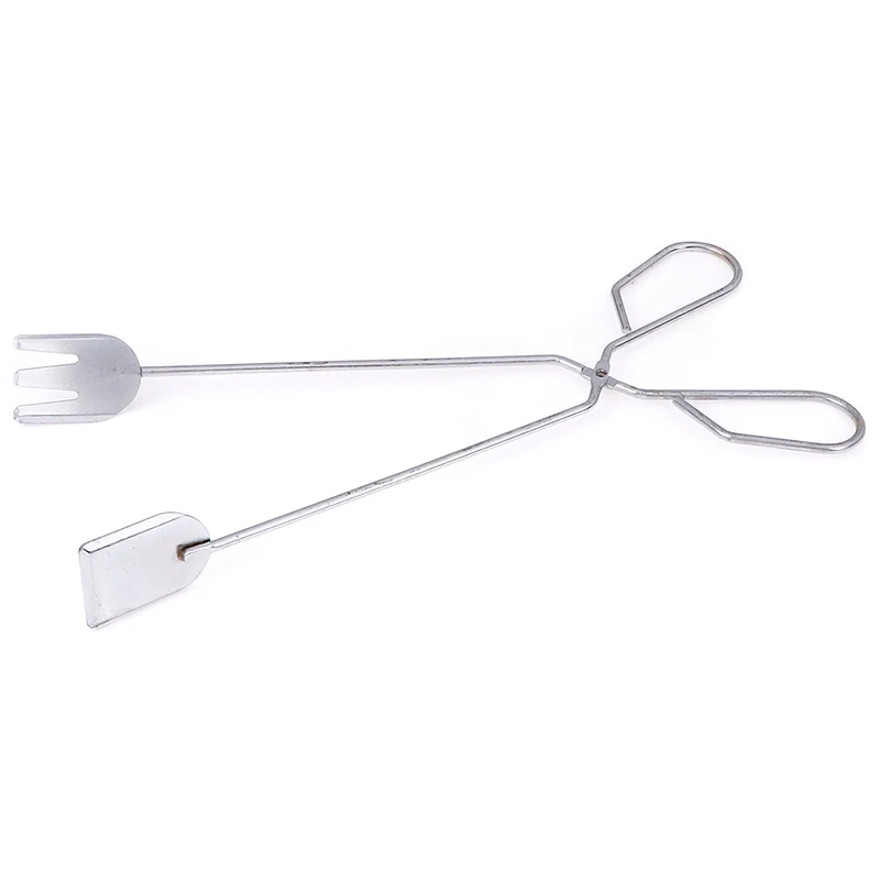 1pc Stainless Steel Grilled Food Clip Scissors Type BBQ Tongs Tools Barbecue kitchen Accessories | Дом и сад