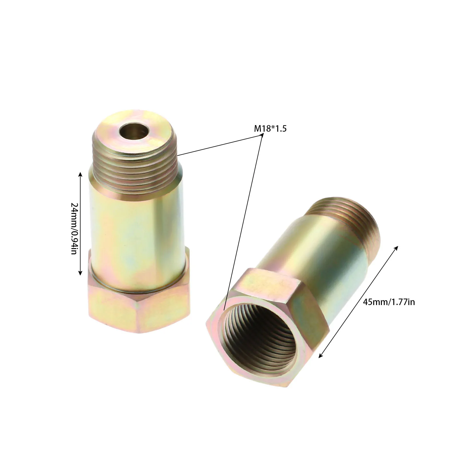 2 шт. адаптер-распорка для датчика оцинкования M18x1.5 O2 | Автомобили и мотоциклы