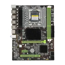 2021 New Main Board X58 PRO Large Board DDR3 Supports A Card N Card Desktop Computer Main Board Gigabit Network Card