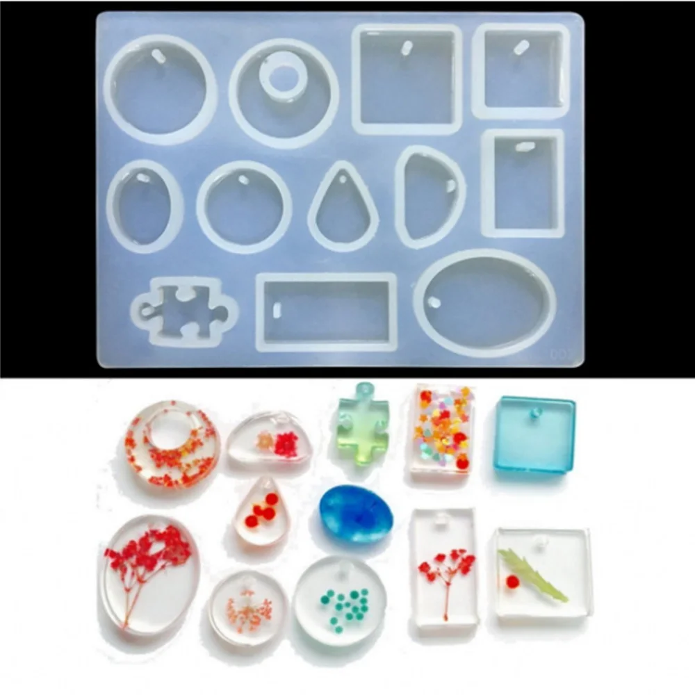 Каучуковая форма для ювелирных изделий силиконовая сережек ожерелий подвесок