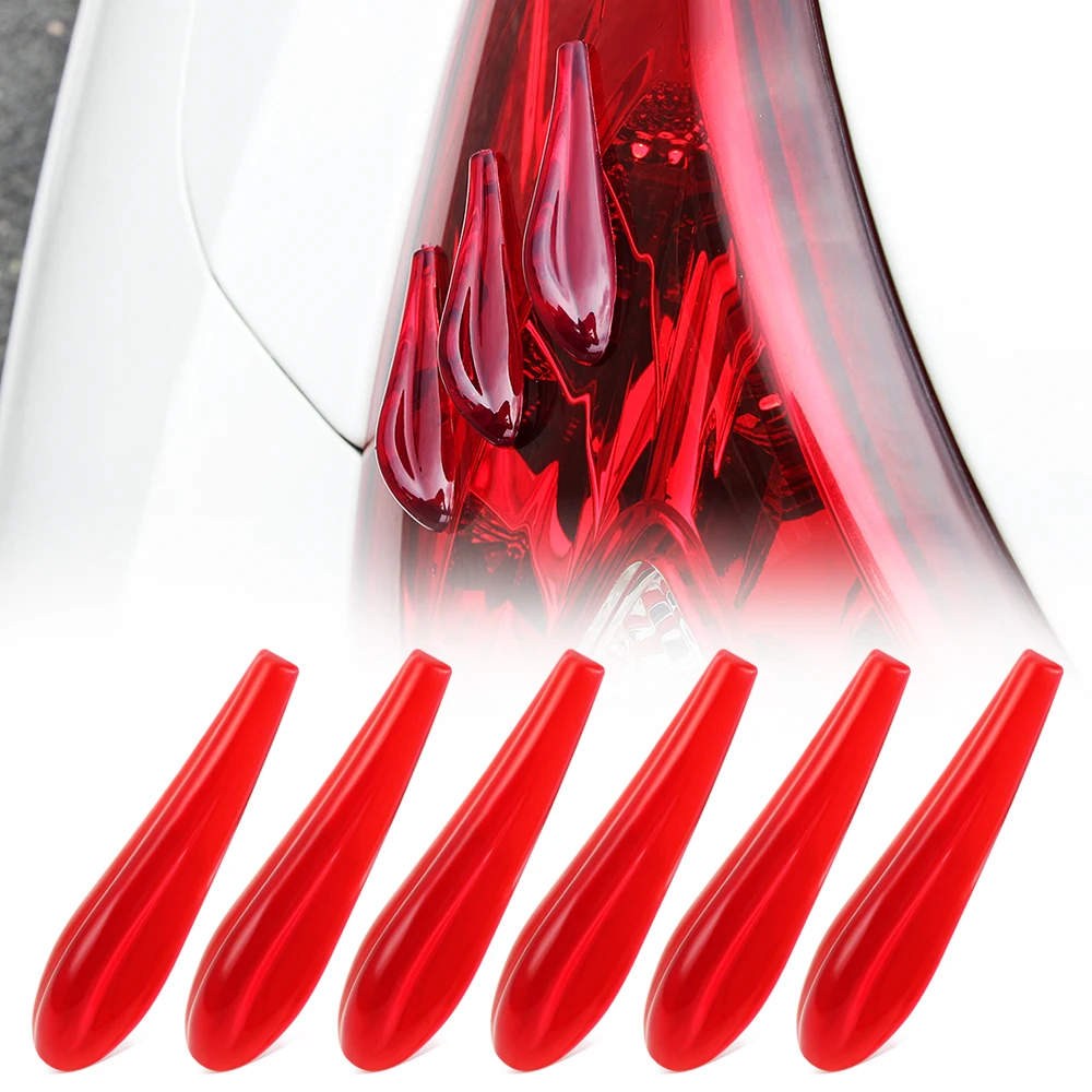 Автомобильная наклейка на задсветильник противоударный спойлер с воздушным