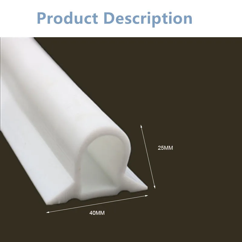 

silicone water barrier for shower Bathroom Water Stopper Flood Shower Dam Barrier Bathroom Collapsible Dry And Wet Separation