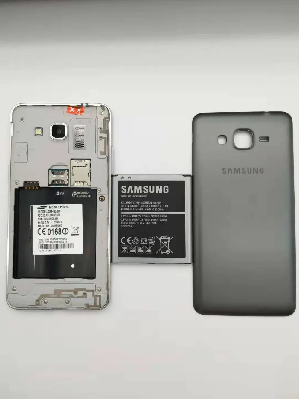 samsung Galaxy Grand Prime G530 G530H разблокированный мобильный телефон Ouad Core Dual Sim 1 ГБ ram 5,0 дюймов сенсорный экран отремонтированный