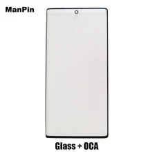 5Pcs/lot Screen Glass With OCA Adhesive Film For Samsung Note9 Note8 Note10 Plus LCD Display Mobile Phone Replace Spare Parts