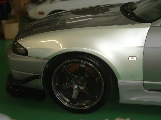 Для Nissan Skyline R33 GTR BCNR33 RF стиль стекловолокно переднее широкое вентилируемое крыло