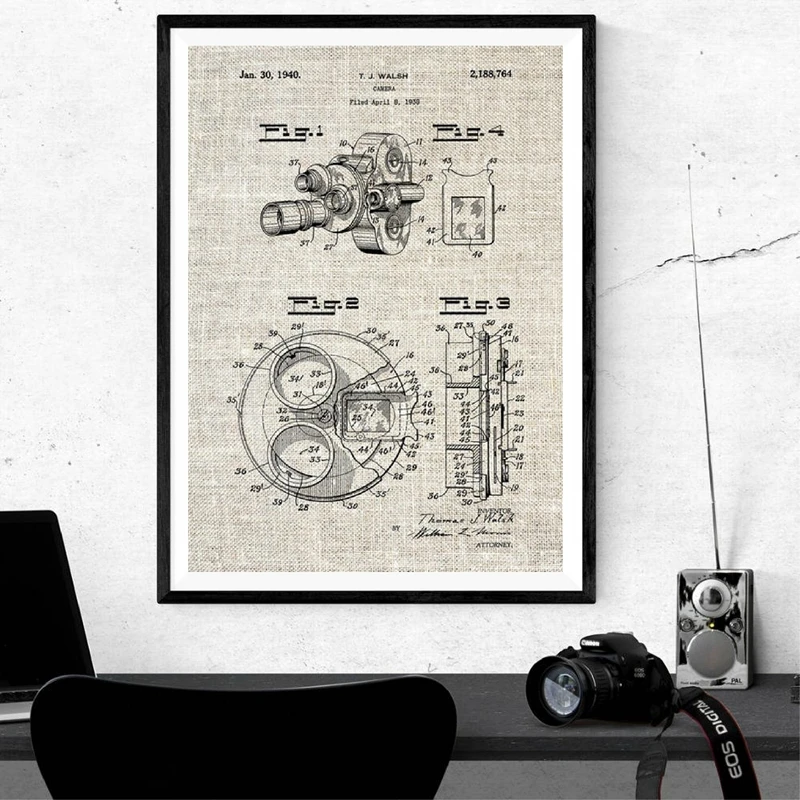 Цветной фильтр камеры лакированные винтажные наклейки камера печать фильм номер