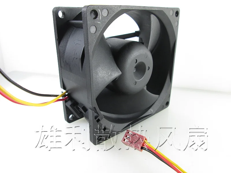 

NEW EFB0812HHE 12V 0.62A 8038 8CM 3wire Motor protection cooling
