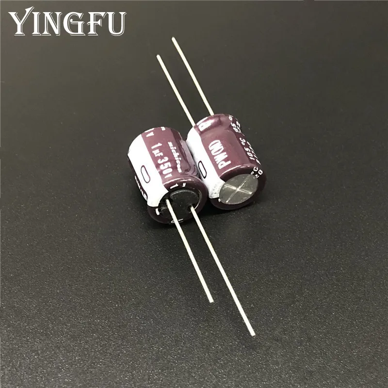 

20pcs 1uF 350V NICHICON PW Series 10x12.5mm Low Impedance 350V1uF Aluminum Electrolytic capacitor