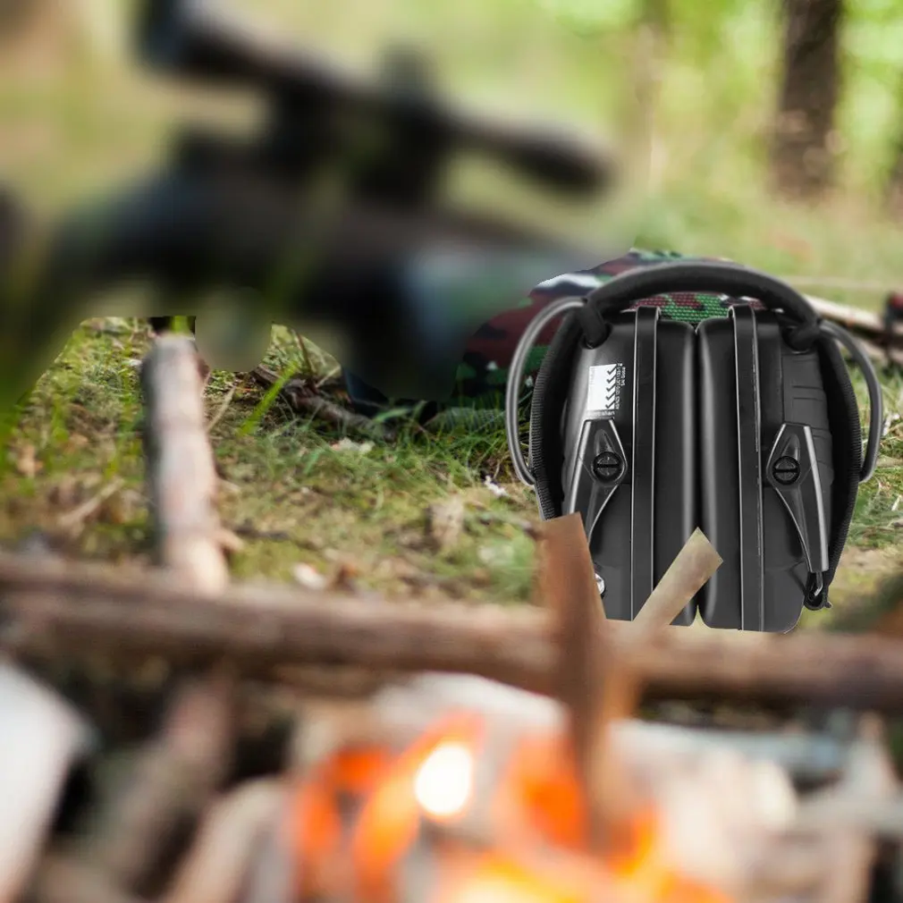 

Tactical Electronic Shooting Earmuff Anti-noise Headphone Sound Amplification Hearing Protection Headset Foldable drop SHIPPING