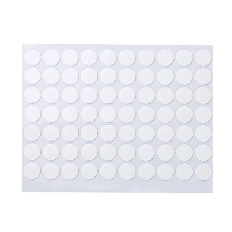 

70Pcs Multi-Use Round Sticker Silicone Double-Sided Sticky Dots Self Adhesive Dots Stickers for DIY Craft 20mm
