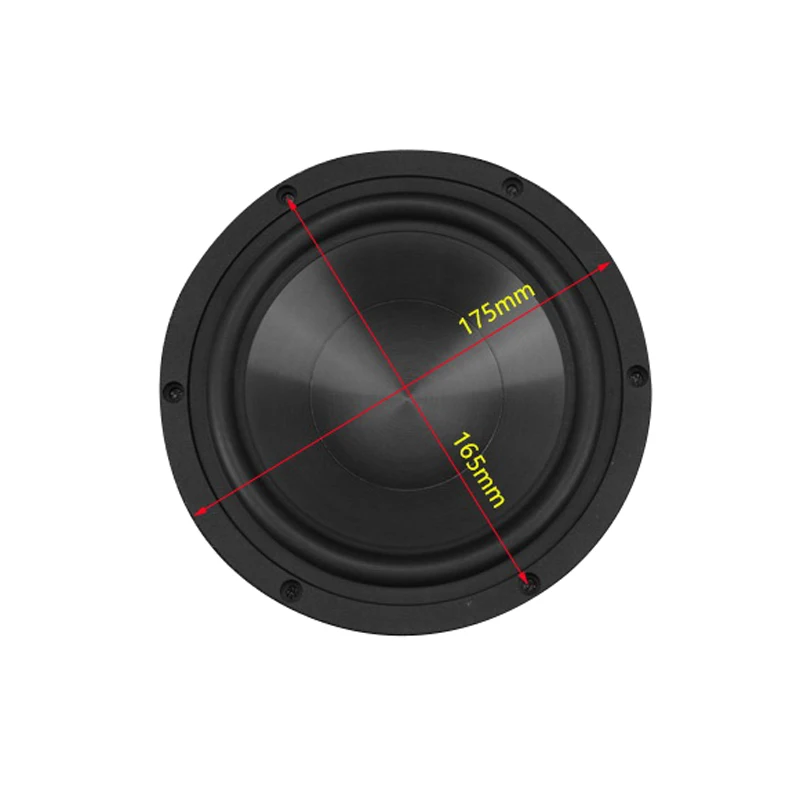 

6.5 inch 4 8 mid-bass speaker audio speaker HiFi aluminum ceramic speaker 1PCS